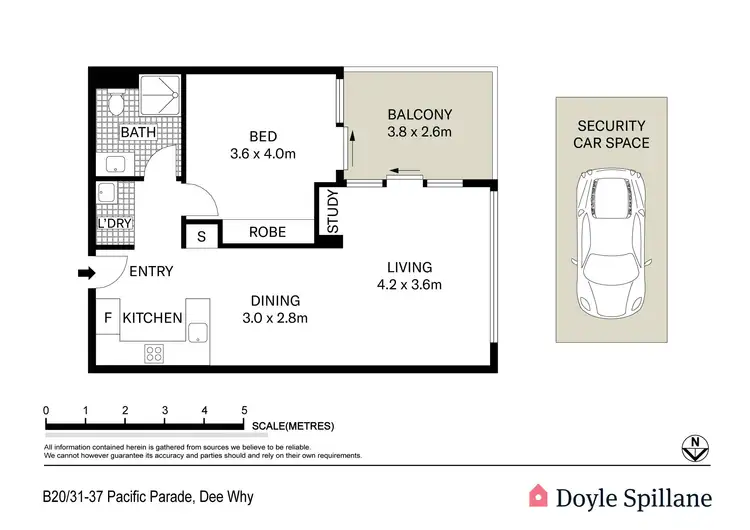 Floorplan of Homely apartment listing, B20/31-37 Pacific Parade, Dee Why NSW 2099