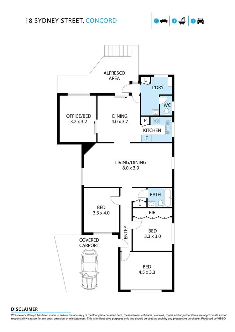 Floorplan of Homely house listing, 18 Sydney Street, Concord NSW 2137