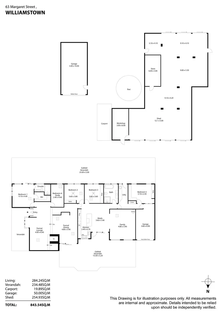 Floorplan of Homely house listing, 63 Margaret Street, Williamstown SA 5351