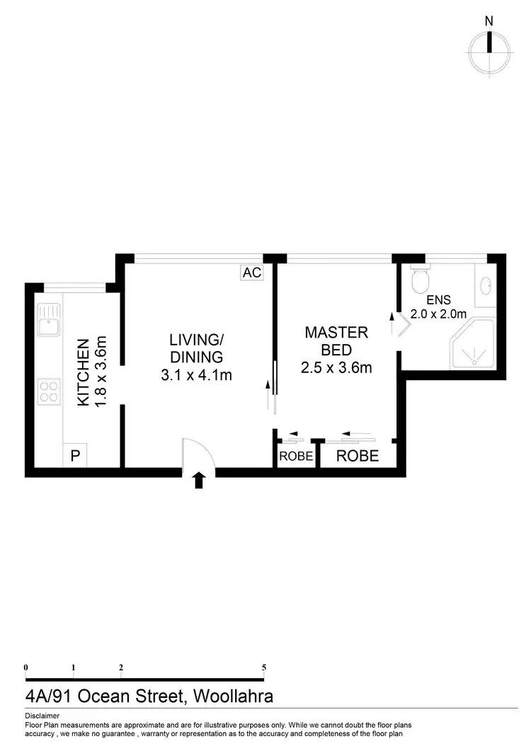 Floorplan of Homely apartment listing, 4a/91 Ocean Street, Woollahra NSW 2025