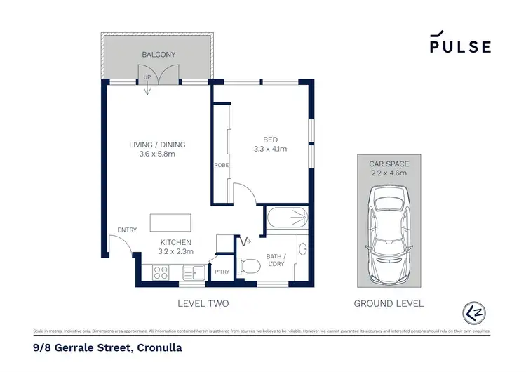 Floorplan of Homely unit listing, 9/8 Gerrale Street, Cronulla NSW 2230