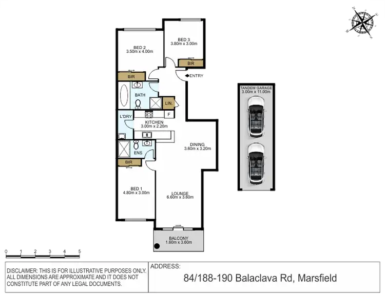 Floorplan of Homely apartment listing, 84/188 Balaclava Road, Marsfield NSW 2122