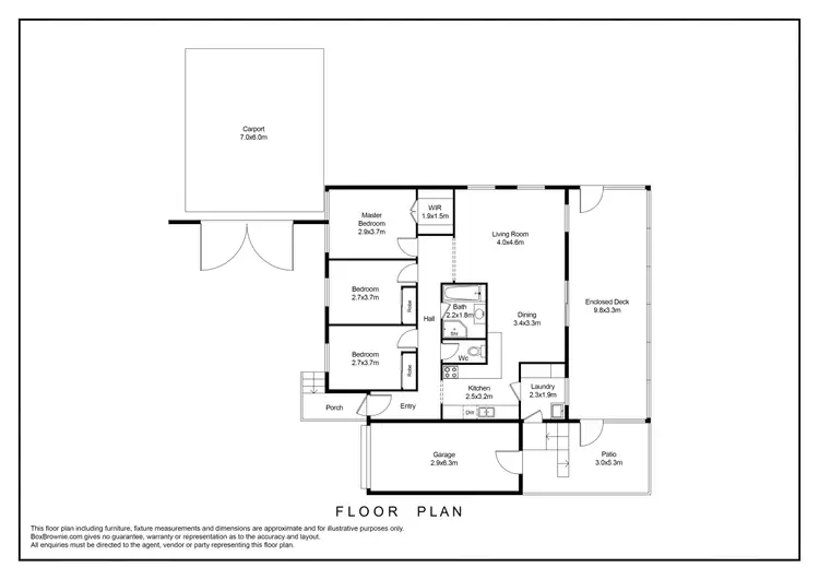 Floorplan of Homely house listing, 2/590 Livermore Street, Lavington NSW 2641
