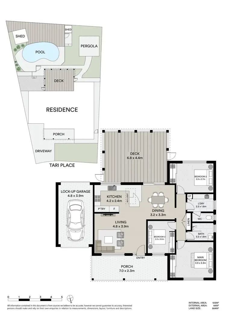 Floorplan of Homely house listing, 2 Tari Place, Buff Point NSW 2262