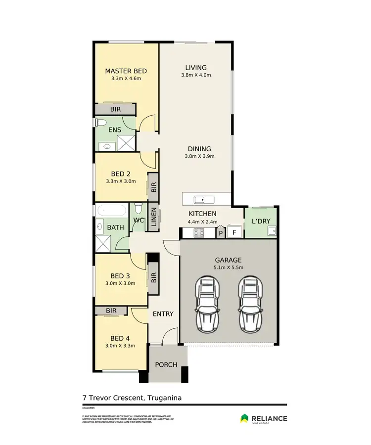 Floorplan of Homely house listing, 7 Trevor Crescent, Truganina VIC 3029