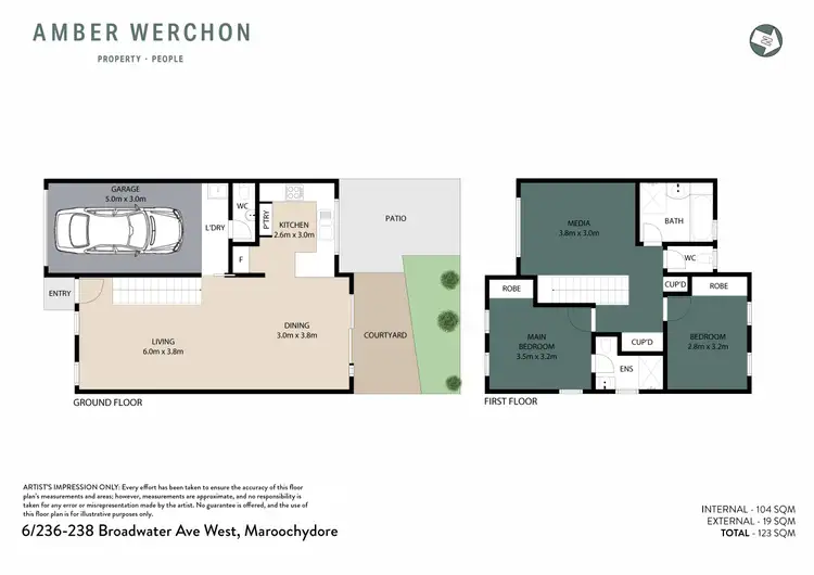 Floorplan of Homely apartment listing, 6/236-238 Broadwater Avenue West, Maroochydore QLD 4558