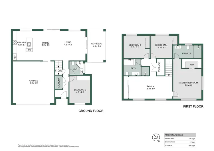 Floorplan of Homely townhouse listing, 5/106 Gosford Road, Adamstown NSW 2289