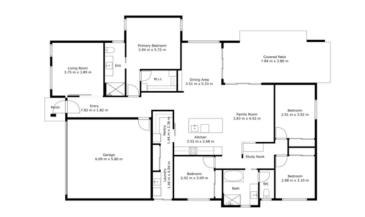 Floorplan of Homely house listing, 10 Pellage Court, Beaconsfield QLD 4740