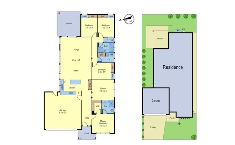 Floorplan of Homely house listing, 4 Lanner Way, Doreen VIC 3754
