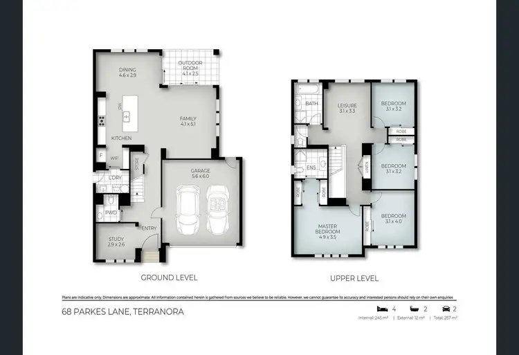 Floorplan of Homely house listing, 68 Parkes Lane, Terranora NSW 2486