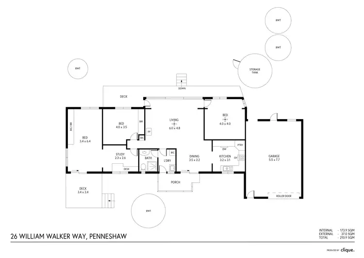 Floorplan of Homely house listing, 26 William Walker Way, Penneshaw SA 5222