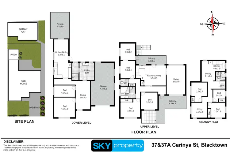 Floorplan of Homely house listing, 37 - 37a Carinya Street, Blacktown NSW 2148