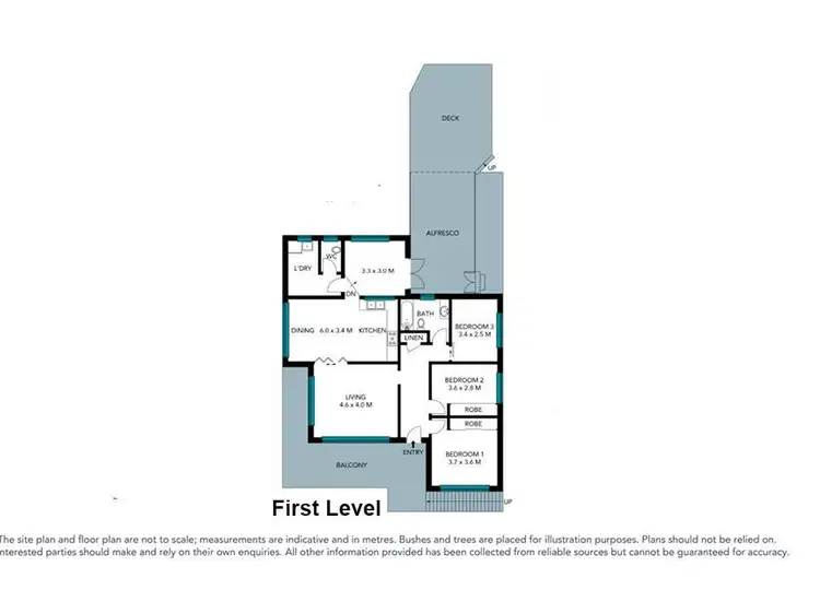 Floorplan of Homely house listing, Level 1/62 Denise Street, Lake Heights NSW 2502