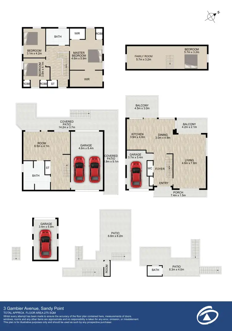 Floorplan of Homely house listing, 3 Gambier Avenue, Sandy Point NSW 2172