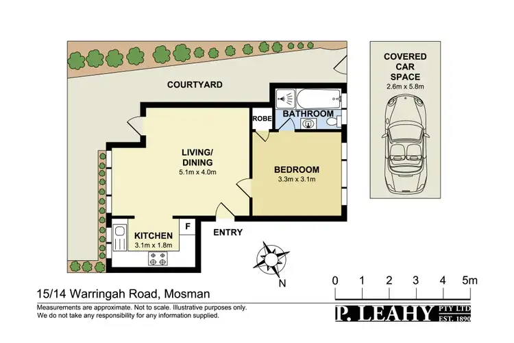 Floorplan of Homely unit listing, 15/14-16 Warringah Road, Mosman NSW 2088