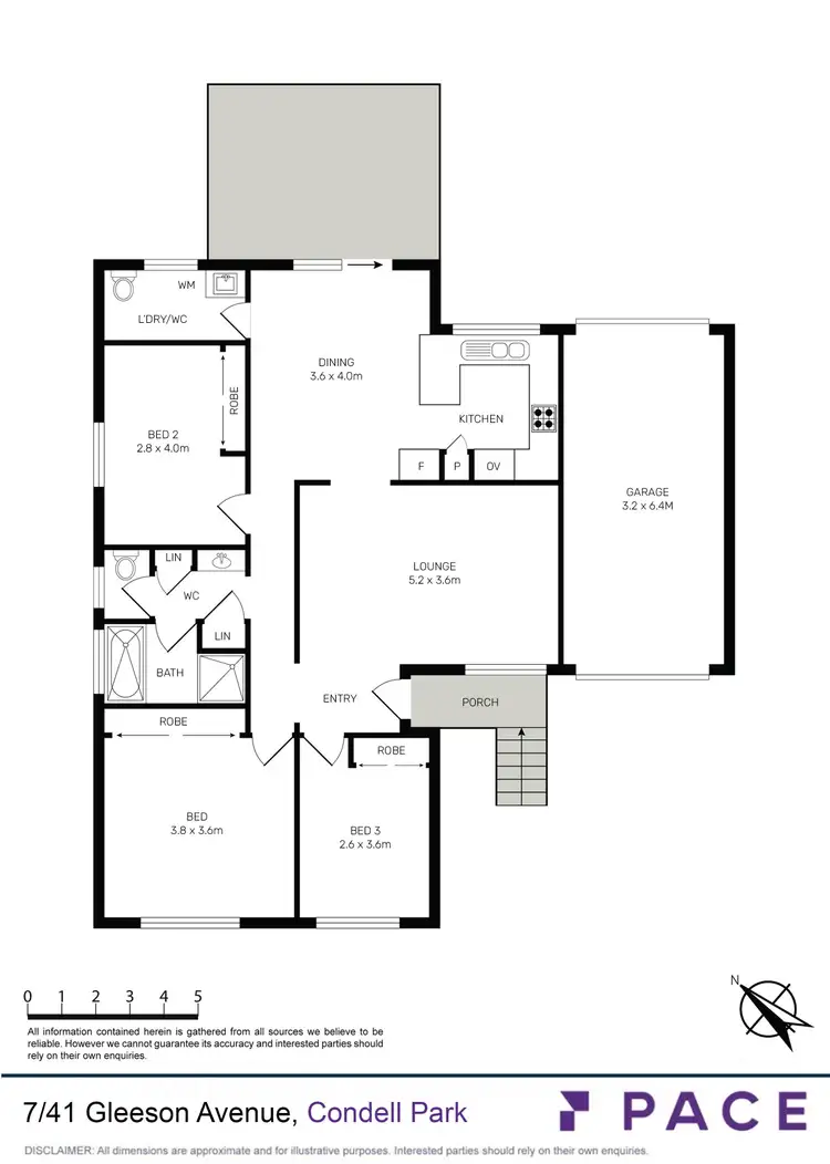 Floorplan of Homely villa listing, 7/41 Gleeson Avenue, Condell Park NSW 2200