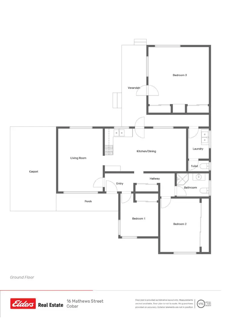 Floorplan of Homely house listing, 16 Mathews Street, Cobar NSW 2835