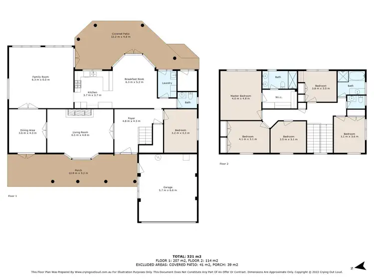 Floorplan of Homely house listing, 22 Cherry Street, Warrawee NSW 2074