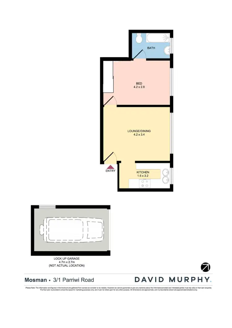 Floorplan of Homely apartment listing, 3/1 Parriwi Road, Mosman NSW 2088