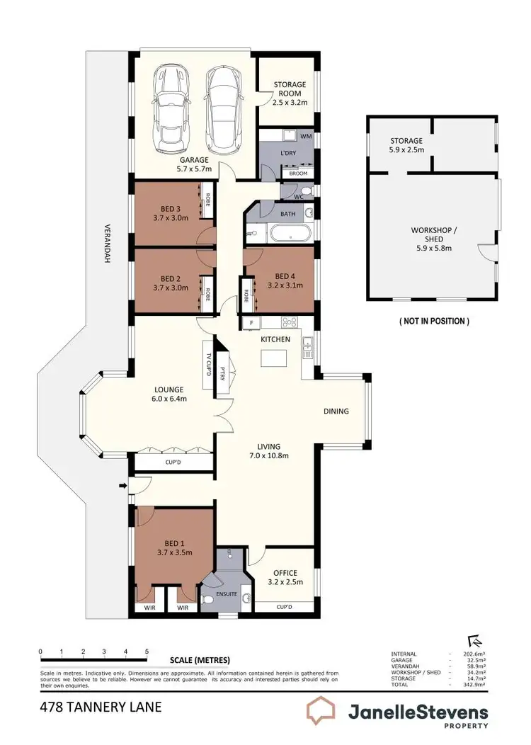 Floorplan of Homely house listing, 478 Tannery Lane, Strathfieldsaye VIC 3551