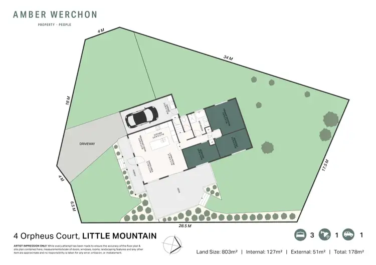 Floorplan of Homely house listing, 4 Orpheus Court, Little Mountain QLD 4551