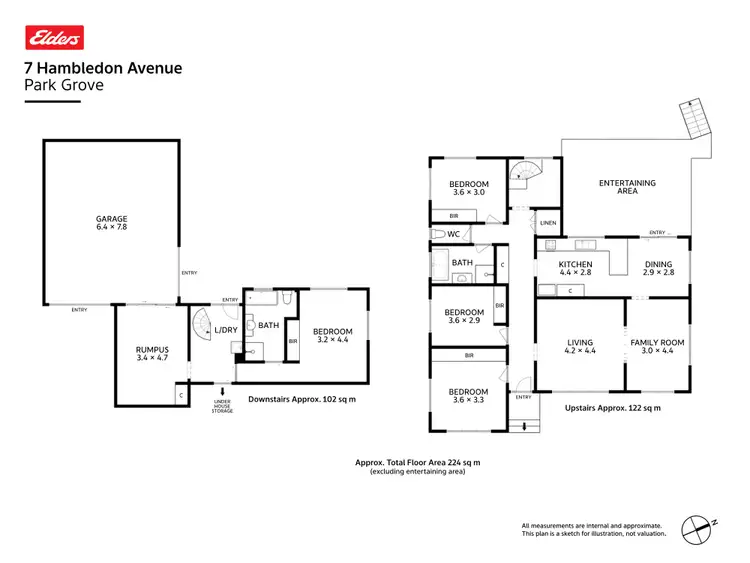 Floorplan of Homely house listing, 7 Hambledon Avenue, Park Grove TAS 7320