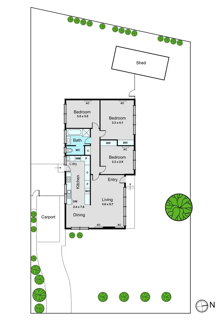 Floorplan of Homely house listing, 55 Keith Street, Hampton East VIC 3188