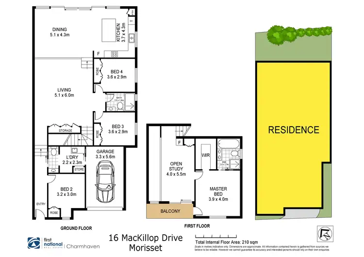 Floorplan of Homely semi-detached listing, 16 Mackillop Drive, Morisset NSW 2264