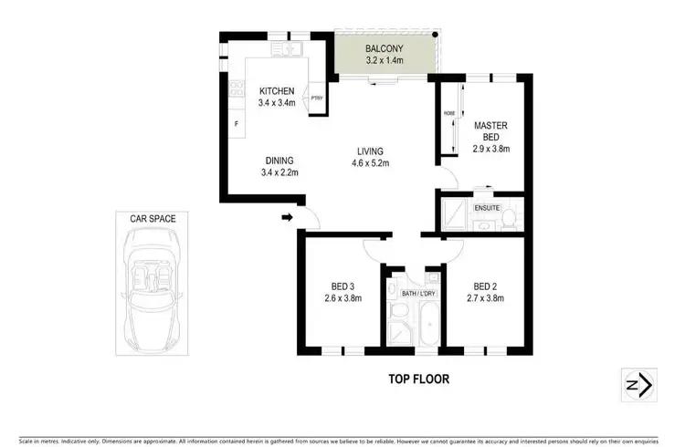 Floorplan of Homely unit listing, 9/122 Todman Avenue, Kensington NSW 2033