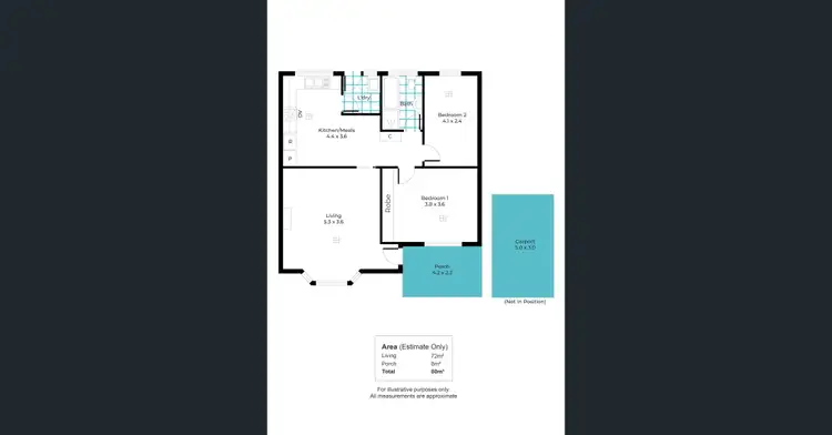 Floorplan of Homely unit listing, 7/26 Commercial Street, Hyde Park SA 5061
