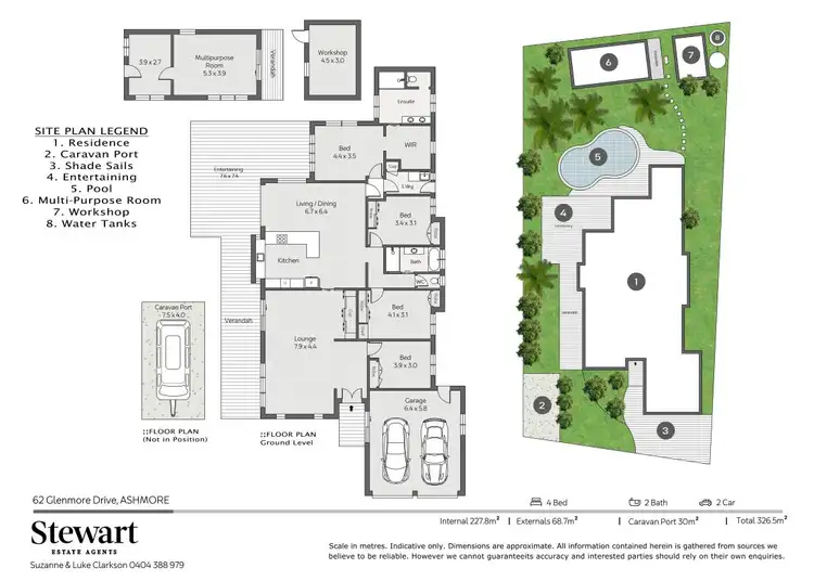 Floorplan of Homely house listing, 62 Glenmore Drive, Ashmore QLD 4214