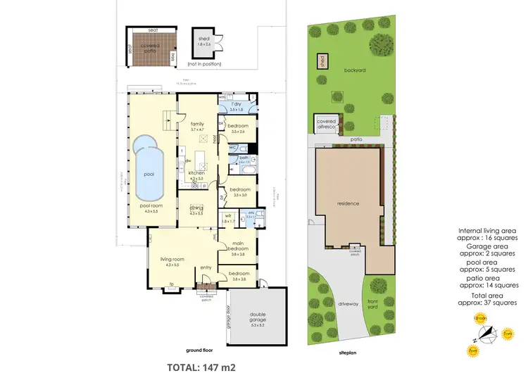Floorplan of Homely house listing, 6 Parklands Grove, Mount Eliza VIC 3930