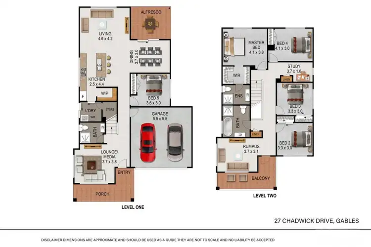 Floorplan of Homely house listing, 27 Chadwick Drive, Box Hill NSW 2765