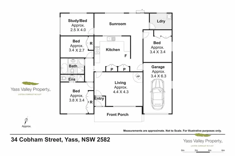 Floorplan of Homely house listing, 34 Cobham Street, Yass NSW 2582