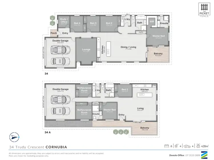Floorplan of Homely house listing, 34-34A Trudy Crescent, Cornubia QLD 4130
