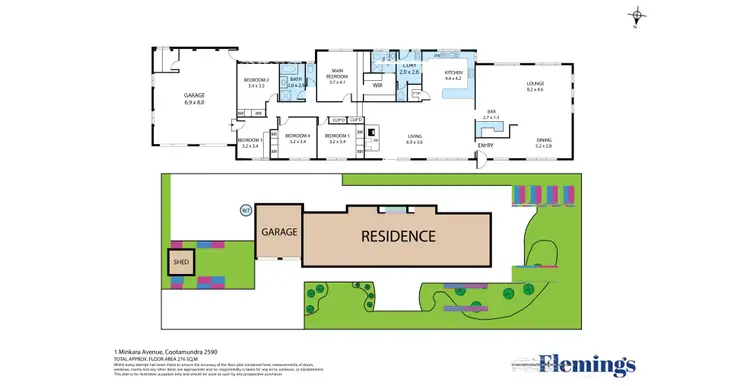 Floorplan of Homely house listing, 1 Minkara Avenue, Cootamundra NSW 2590