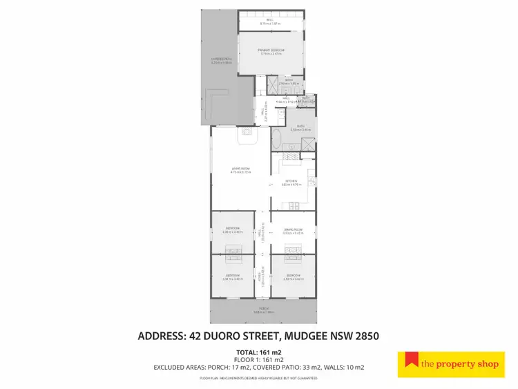 Floorplan of Homely house listing, 42 Douro Street, Mudgee NSW 2850