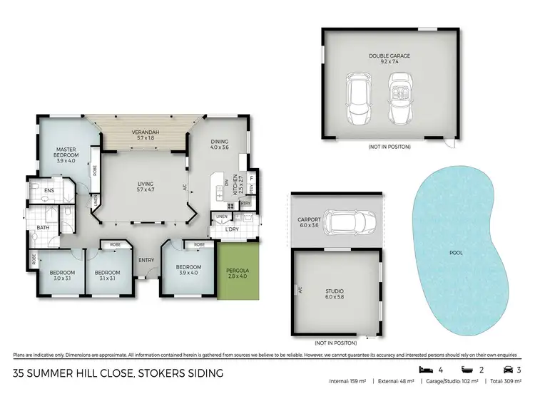 Floorplan of Homely house listing, 35 Summer Hill Close, Stokers Siding NSW 2484