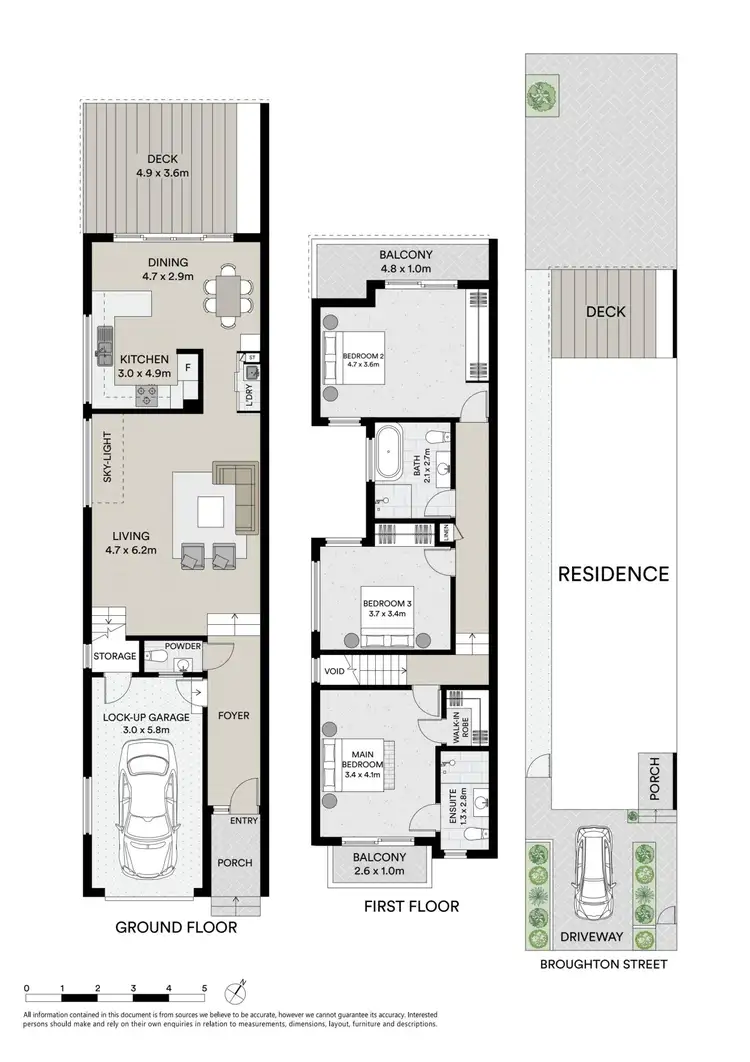 Floorplan of Homely semi-detached listing, 42 Broughton Street, Mortdale NSW 2223