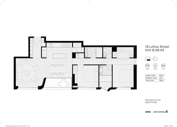 Floorplan of Homely apartment listing, 603/18 Loftus Street, Sydney NSW 2000