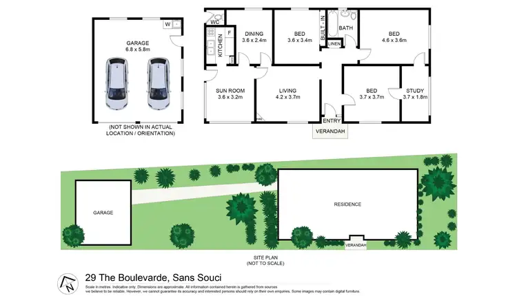 Floorplan of Homely house listing, 29 The Boulevarde, Sans Souci NSW 2219