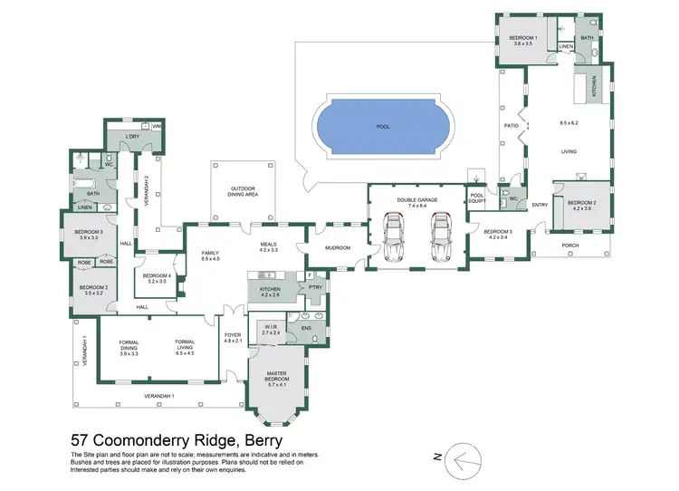 Floorplan of Homely house listing, 57 Coomonderry Ridge, Berry NSW 2535