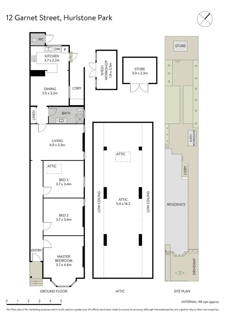 Floorplan of Homely house listing, 12 Garnet Street, Hurlstone Park NSW 2193