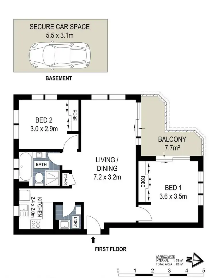 Floorplan of Homely apartment listing, 19/29-35 Preston Avenue, Engadine NSW 2233