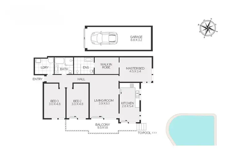 Floorplan of Homely apartment listing, 12/30-34 Kurrawyba Avenue, Terrigal NSW 2260