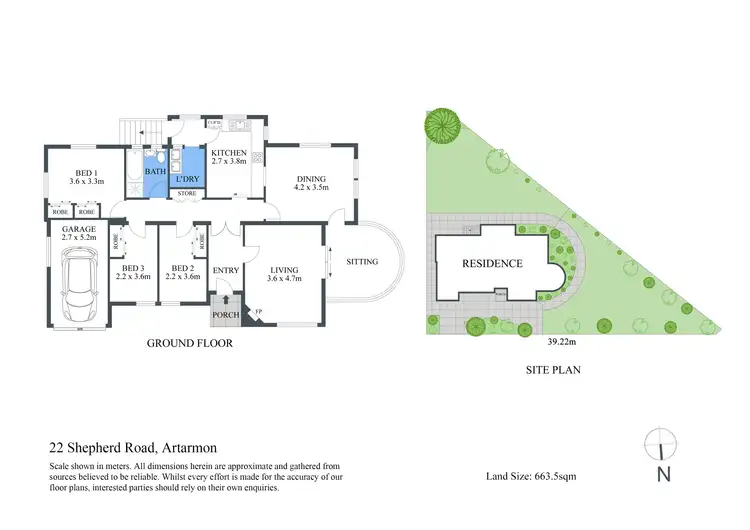Floorplan of Homely house listing, 22 Shepherd Road, Artarmon NSW 2064