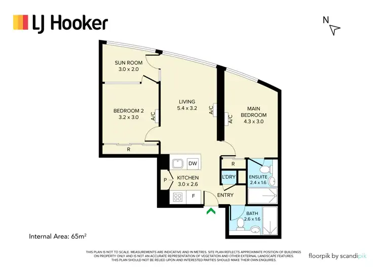 Floorplan of Homely apartment listing, 5305/134-160 Spencer Street, Melbourne VIC 3000