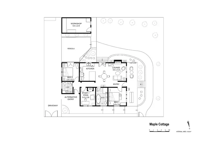 Floorplan of Homely house listing, 2A Macadam Street, Daylesford VIC 3460