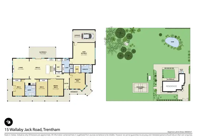 Floorplan of Homely house listing, 15 Wallaby Jack Road, Trentham VIC 3458
