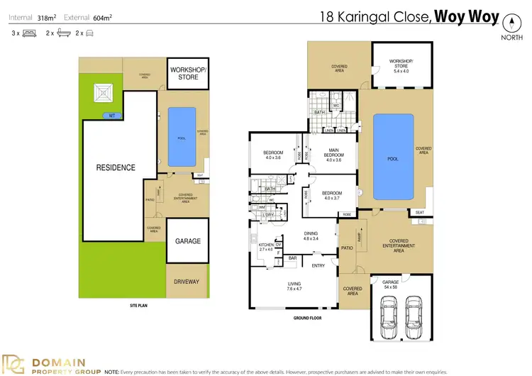 Floorplan of Homely house listing, 18 Karingal Close, Woy Woy NSW 2256